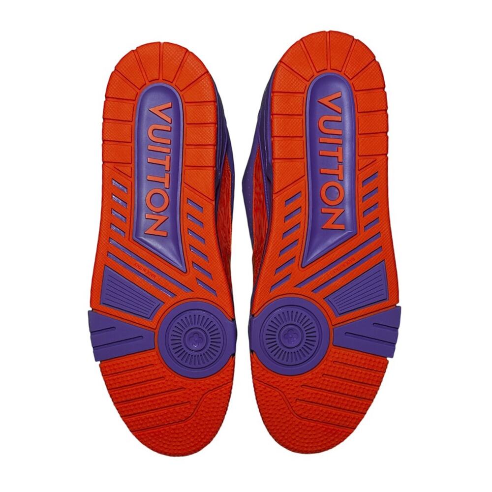 Louis Vuitton x Virgil Abloh NEW Calfskin Epi Mens LV Trainer Sneakers 10 (11US) - Picture 9 of 9